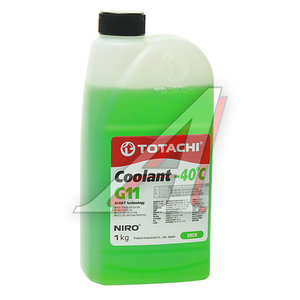 Изображение 1, 43201 Антифриз зеленый -40C 1кг G11 NIRO Coolant TOTACHI