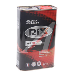 Изображение 1, RX0011TPX Масло моторное TP X SN/CF А3/В4 5W30 синт.1л RIXX