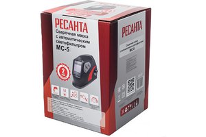 Изображение 15, МС-5 Маска сварщика регулировка затемнения (хамелеон) 100х60мм DIN 9-13 РЕСАНТА