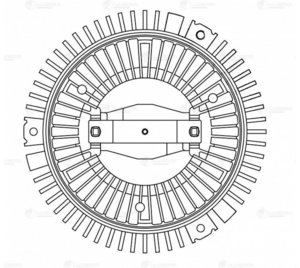 Изображение 3, LMC15163 Вискомуфта MERCEDES ML (W163) (98-05) привода вентилятора LUZAR
