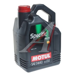 Изображение 2, 101719 Масло моторное SPECIFIC CNG/LPG 5W40 5л (Уценка) MOTUL