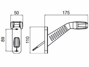 Изображение 4, 370-26-008 Фонарь габаритный красный/белый/желтый светодиодный 12/24V правый MEGAPOWER