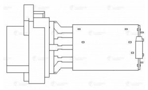 Изображение 4, LFR1062 Резистор FORD Transit (94-) отопителя LUZAR