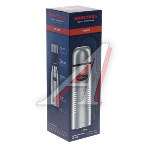 Изображение 5, NB-750 B Термос 0.75л узкая горловина,  в чехле сталь BIOSTAL