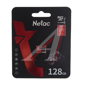 Изображение 1, NT02P500PRO-128G-S Карта памяти 128GB MicroSD class 10 + SD NETAC