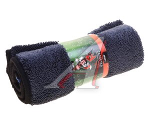 Изображение 1, 48877 Салфетка микрофибра универсальная 40х60см плотная серая LI-SA