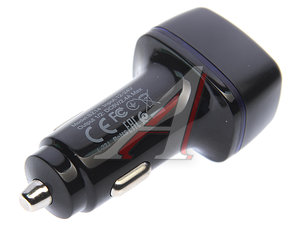 Изображение 2, BZ14 black Устройство зарядное в прикуриватель 2USB 12V черное BOROFONE