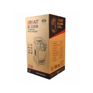 Изображение 8, BC-530SM Устройство пуско-зарядное 12-24V/30-800Ач/500А передвижное BRAIT