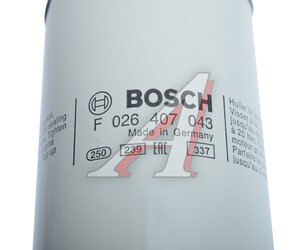 Изображение 4, F026407043 Фильтр масляный VOLVO F7, FH12, FH16 BOSCH