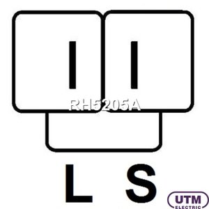 Изображение 3, RH5205A Реле регулятор NISSAN Terrano напряжения генератора UTM