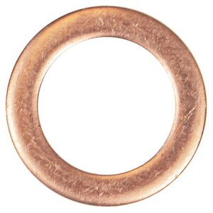 Изображение 1, ER-09015010 Шайба 9.0х15.0х1.0 медная (плоская) ЭВРИКА