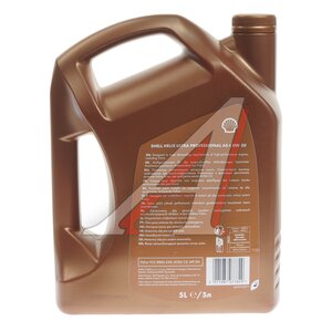 Изображение 2, 550055736 Масло моторное HELIX ULTRA PROFESSIONAL 0W-20 синт.5л SHELL