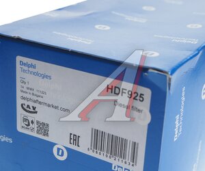 Изображение 4, HDF925 Фильтр топливный SSANGYONG Actyon (06-11), Kyron (05-) DELPHI