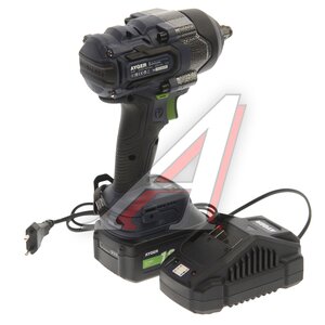 Изображение 2, APW18/850 Гайковерт аккумуляторный 18В 4.0Ач 850Нм 1/2" 0-2300об/мин. бесщеточный (1АКБ Li-Ion,  кейс) AYGER