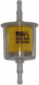 Изображение 1, GB-206 Фильтр топливный ВАЗ-2101-2109 тонкой очистки (без отстойника) d=53мм BIG FILTER