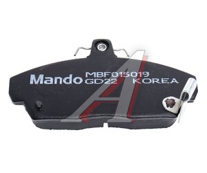 Изображение 5, MBF015019 Колодки тормозные LAND ROVER Freelander (98-06) передние (4шт.) MANDO