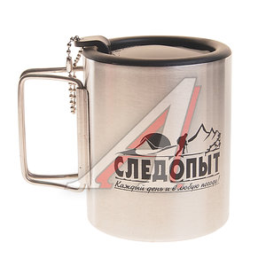 Изображение 1, PF-CWS-P62 Термокружка 300мл нержавеющая сталь СЛЕДОПЫТ