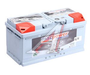 Изображение 1, 6СТ100(0) SMF600049B Аккумулятор MACPOWER 100А/ч обратная полярность, низкий