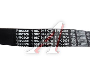 Изображение 5, 1987947070 Ремень приводной поликлиновой 8PK2604 BOSCH