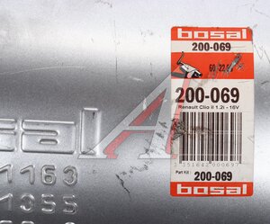 Изображение 4, 200-069 Глушитель RENAULT Clio (98-09) задняя часть BOSAL