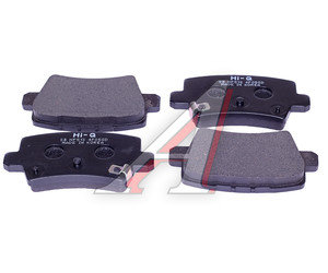 Изображение 1, SP1570 Колодки тормозные HONDA Civic 7 (05-) задние (4шт.) SANGSIN