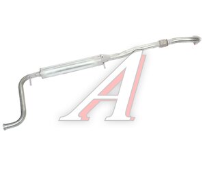 Изображение 2, EAM0129 Резонатор ВАЗ-21101 с виброкомпенсатором алюминизированный TRIALLI