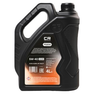 Изображение 5, L1D00410 Масло моторное CARVILLE RACING FS200 SN/CF/A3/B4 5W40 синт.4л