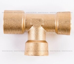 Изображение 10, 467.T.8-6-8.31.В Соединитель трубки ПВХ, полиамид d=6мм-8мм-8мм тройник латунь TISCON