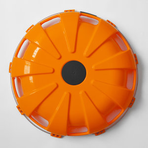 Изображение 1, МК-ПЛ-Р14 Колпак колеса R-22.5 переднего пластик (оранжевый) Турбо ТТ