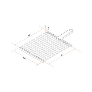 Изображение 6, РБ-101 Решетка-барбекю GRATAR