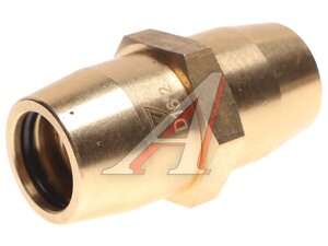 Изображение 1, D1.D16x2mm Соединитель трубки ПВХ, полиамид d=16х2.0мм прямой латунь SEVEN TRUCKS