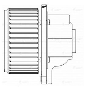 Изображение 4, LFH0543 Мотор отопителя CHEVROLET Captiva (06-) OPEL Antara (06-) LUZAR