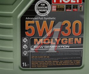 Изображение 4, 9047 Масло моторное MOLYGEN NEW GENERATION 5W30 синт.1л LIQUI MOLY
