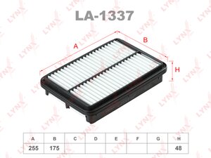 Изображение 1, LA1337 Фильтр воздушный HYUNDAI Santa Fe (00-) (2.0) LYNX