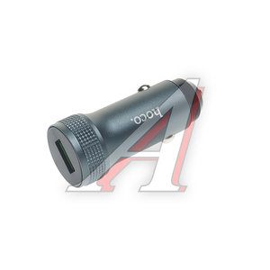 Изображение 1, Z49A grey Устройство зарядное в прикуриватель 1USB 12V HOCO