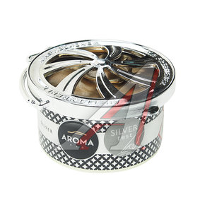 Изображение 1, 92517 Ароматизатор на панель (silver) 40г Prestige Organic AROMA CAR