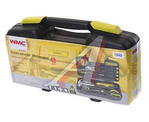Изображение 3, WMC-1040 Набор инструментов 40 предмета слесарно-монтажный WMC TOOLS