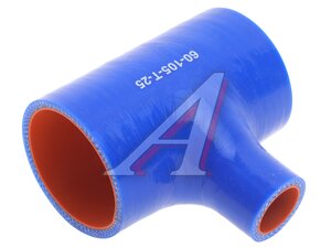 Изображение 1, 60-105-Т-25 Патрубок Т-образный силикон d=60 ФОРМАКС