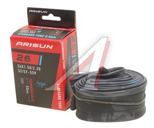 Изображение 1, U010805 Камера велосипедная 26" 26х1.50/2.20 автовентиль ARISUN