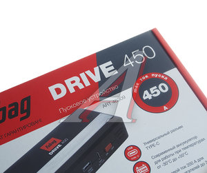 Изображение 9, DRIVE 450 (46309) Устройство пусковое 12V 450A 12000мА/ч (power bank) FUBAG