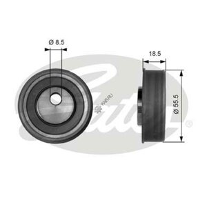 Изображение 2, T41038 Ролик ГРМ HYUNDAI Sonata (93-) натяжителя балансировочных валов GATES