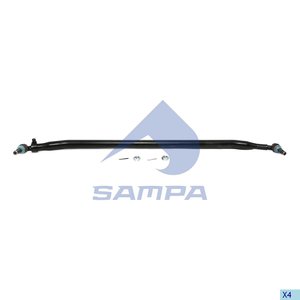 Изображение 1, 097.142-01 Тяга рулевая MERCEDES поперечная L=1735мм SAMPA