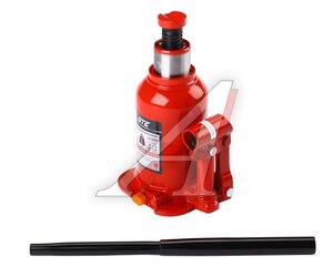 Изображение 2, GTE-TH80602 Домкрат бутылочный 6т 170-410мм 2-х штоковый GTE