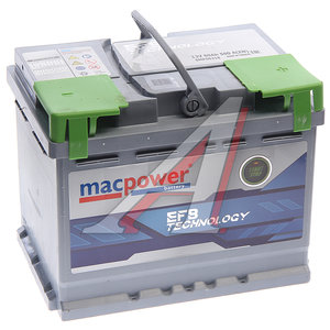 Изображение 1, 6СТ60(0) SMF5632052(56318) Аккумулятор MACPOWER EFB 60А/ч обратная полярность