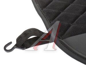 Изображение 4, GRN-1100 BK/BK Накидка на сиденье алькантара стеганая/эко-кожа черная (11 предметов) Grande AUTOPROFI