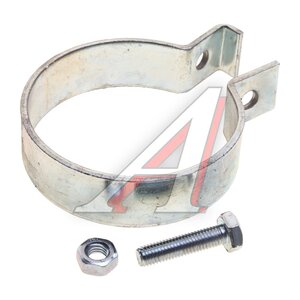 Изображение 2, 82-01021-SX Хомут глушителя MAN (d=90.5) (цинк) STELLOX