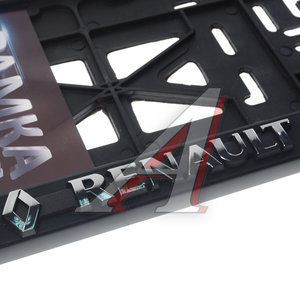 Изображение 2, 112/1-STD-RE Рамка знака номерного "RENAULT" с защелкой рельефная
