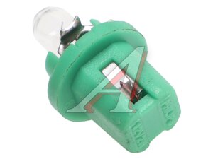 Изображение 3, 12600CP Лампа 12V 2W BAX8.5d зеленый патрон PHILIPS