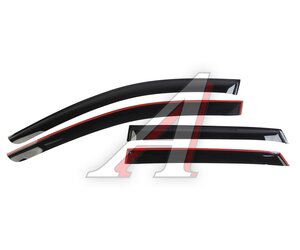 Изображение 1, DN-HY-00037 Дефлектор двери HYUNDAI i30 (17-) 4шт. DELTA