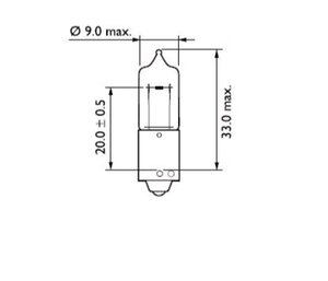 Изображение 6, 12146CP Лампа 12V HY21W BAW9 12V PHILIPS
